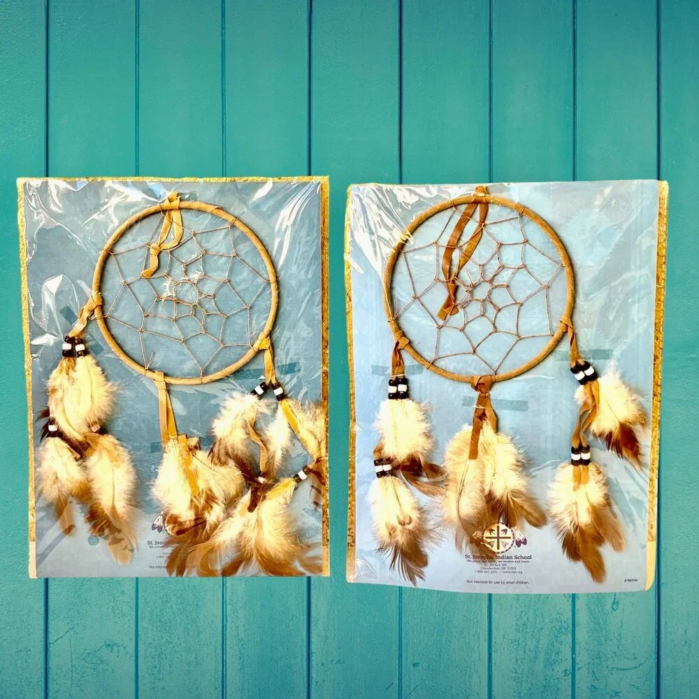 Lakota Sioux Dream Catchers Authentic St. Joseph's Indian School Lot of 3 NEW